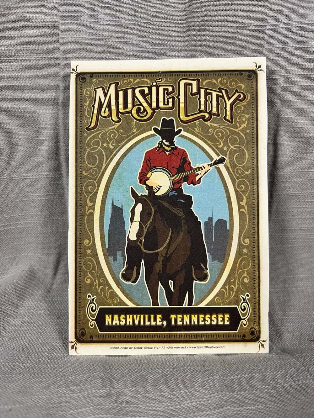 Set of 2 Spirit of Nashville Anderson Design Group Postcards